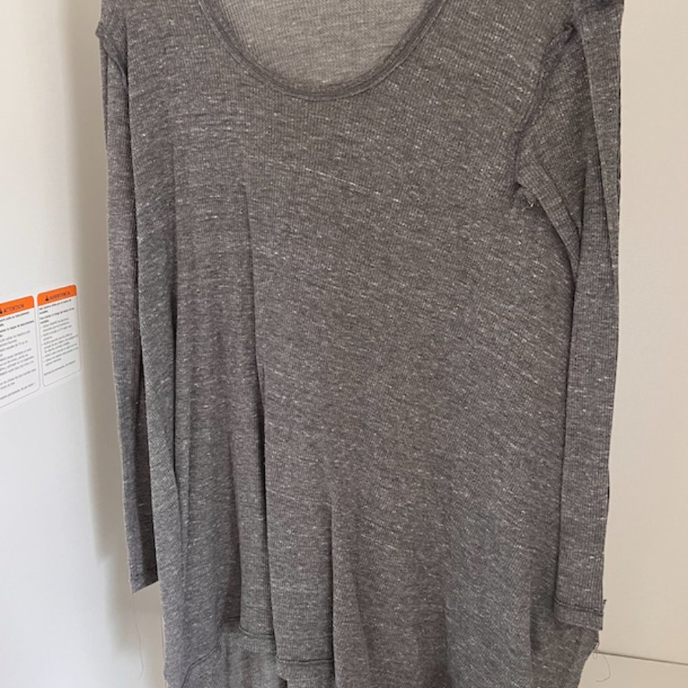 Free people grey thermal (long) oversized